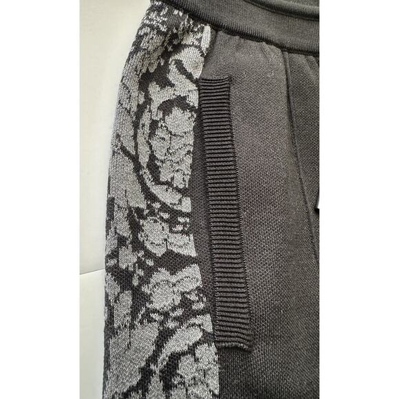 Versace Knit Barocco Jacquard Black Wool/Silk Pants L (50) 1013253 IT NWT $1525 - Picture 11 of 16